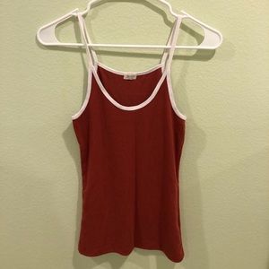 Brandy Melville Red Orange Tank
